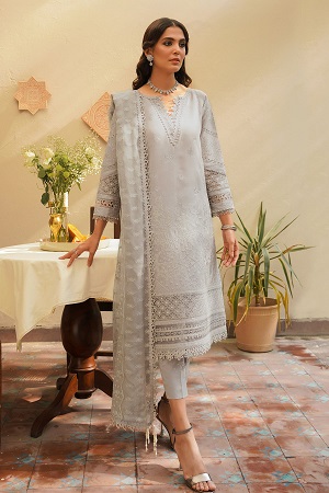 EMBROIDERED JACQUARD LAWN SL10-D04