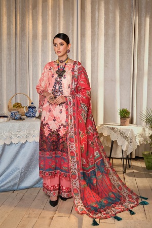 GALINA UNSTITCHED EMBROIDERED LAWN SUIT