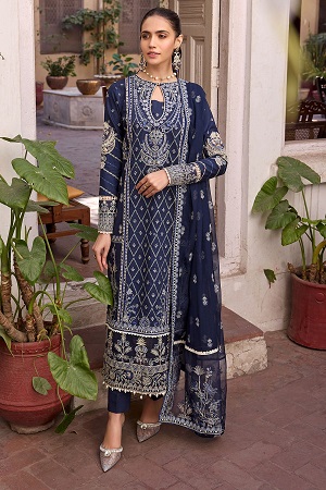 4054 LIVIA EMBROIDERED LAWN UNSTITCHED