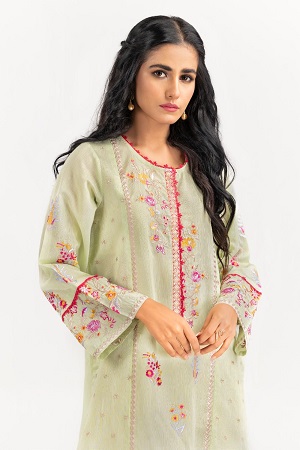Luxury Pret Yarn Dyed Embroidered Shirt ILP-22-112