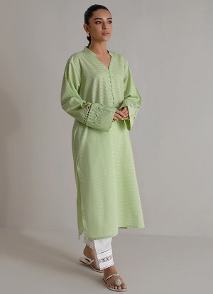 Green Solid Loose Fit Shirt