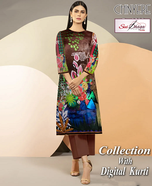 CHINYERE Digital Kurti Lawn Summer Collection