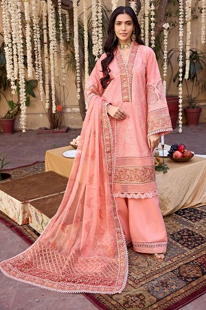 4041 ZAIB EMBROIDERED LAWN UNSTITCHED