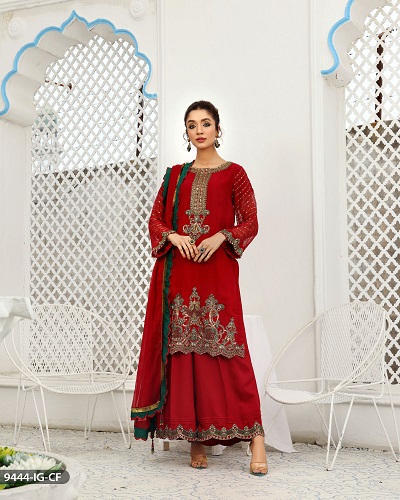 Embroidered-3PC-Dress 9444-IG-CF