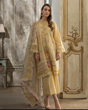 Sobia Nazir DESIGN 2B LUXURY LAWN Collection 2024 UNSTITCHED