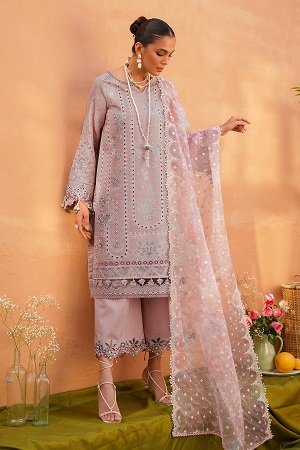 EMBROIDERED JACQUARD LAWN SL10-D01