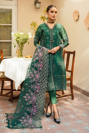 EMBROIDERED JACQUARD LAWN SL10-D02