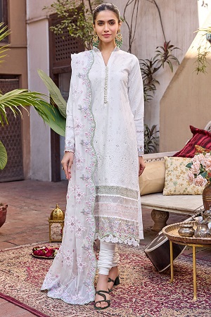 4055 VANYA EMBROIDERED LAWN UNSTITCHED